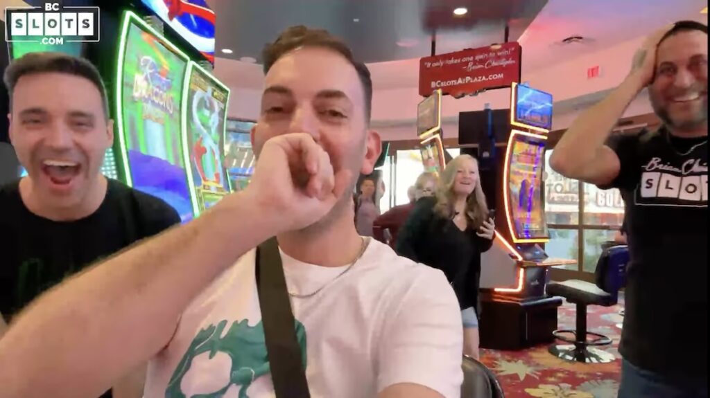 Brian Christopher during his $88,888 anniversary spins