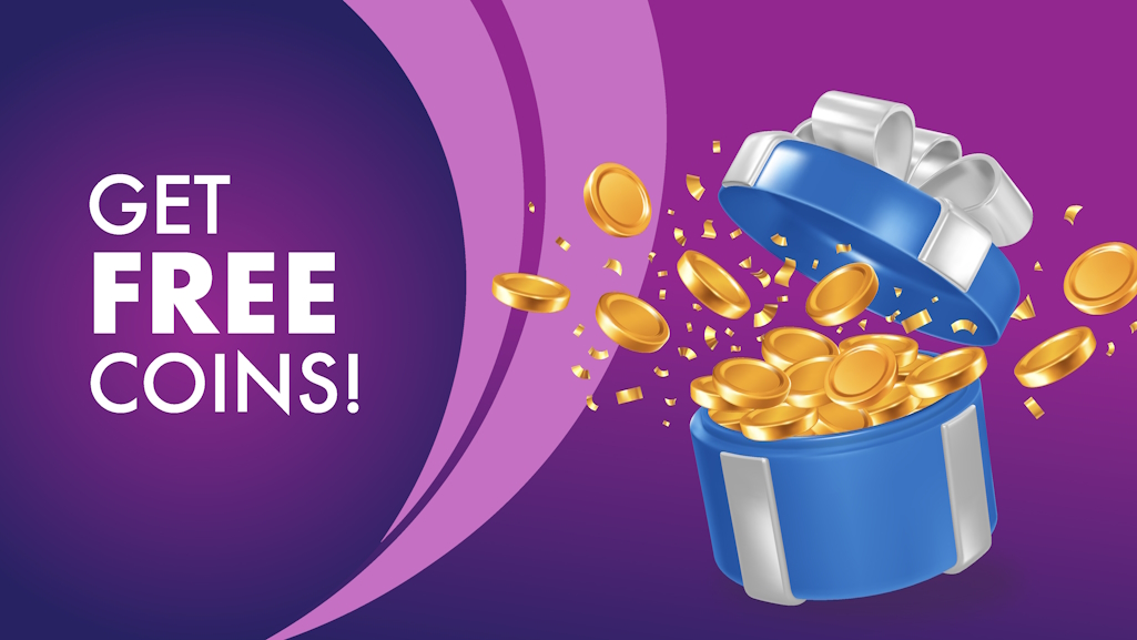 Present box with coins exploding out of it.