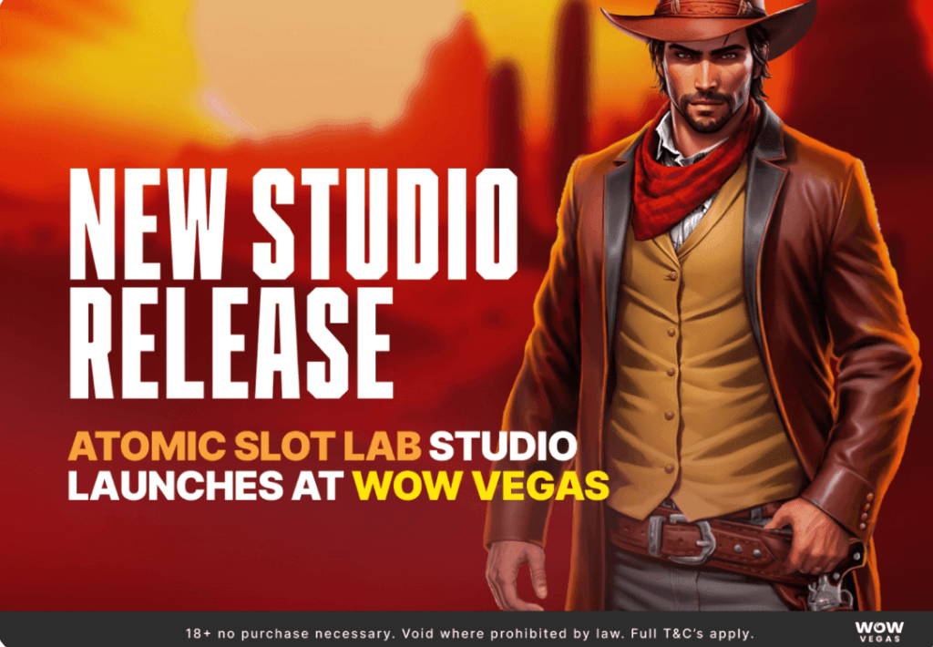 WOW Vegas now offers games from Atomic Slot Labs.