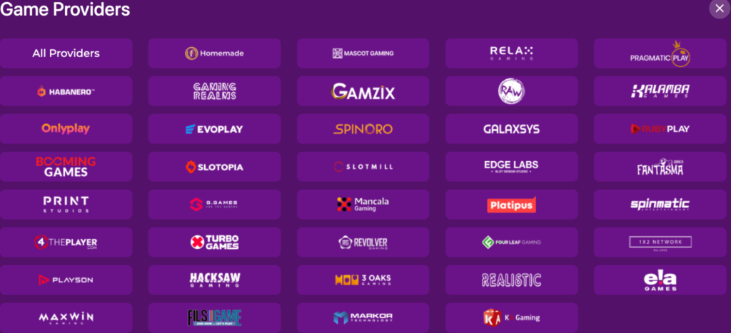 fortune coins game provider
