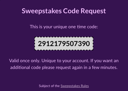 13-digit request code