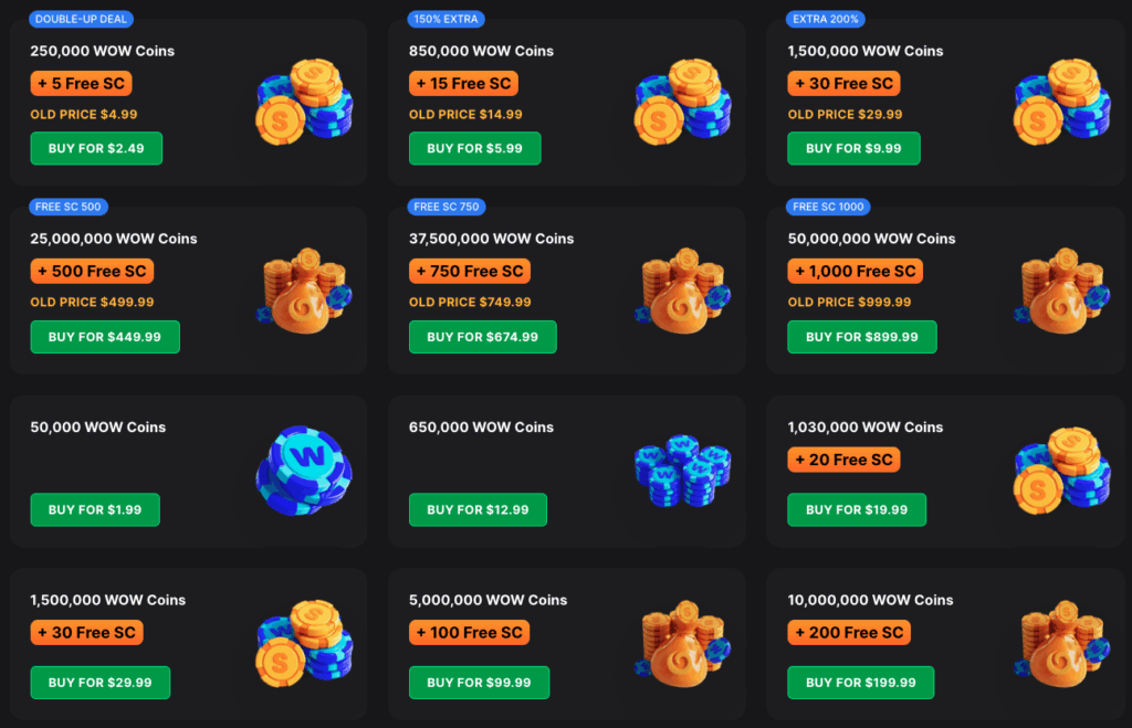 Gold Coin Packages