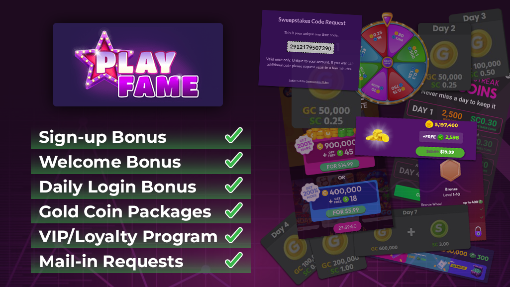 PlayFame free coins report
