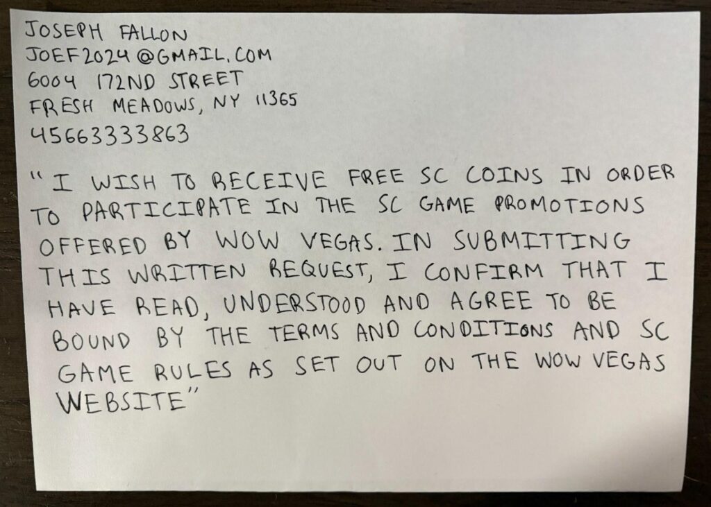 Request Card