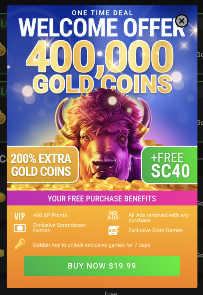 Welcome Bonus