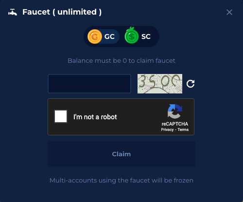 Faucet bonus