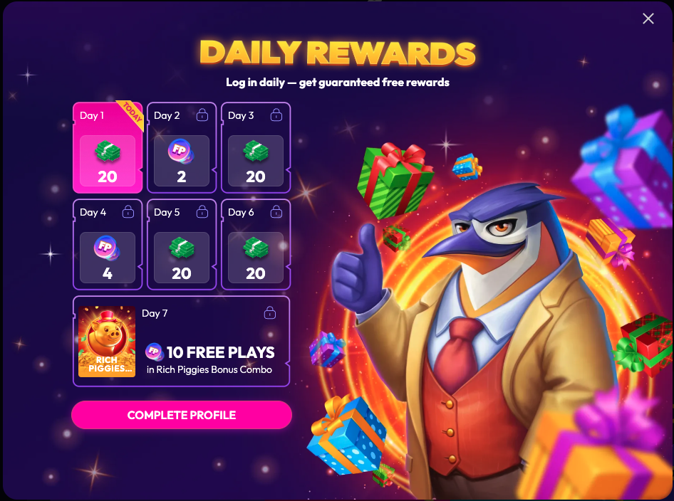 Daily Rewards