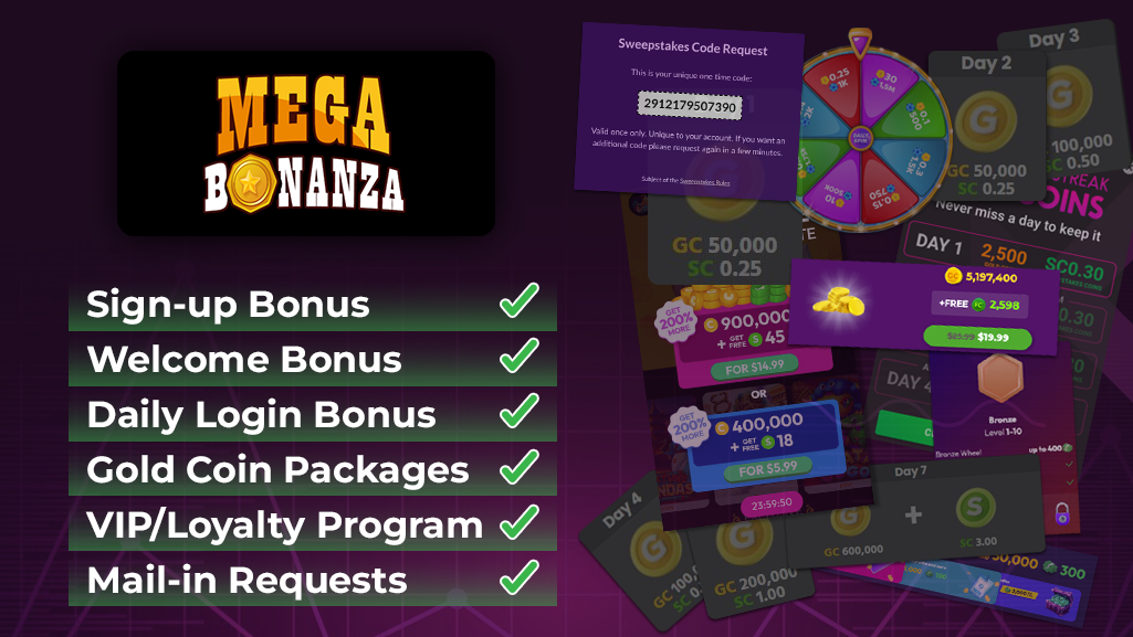 MEGA BONANZA free coins report