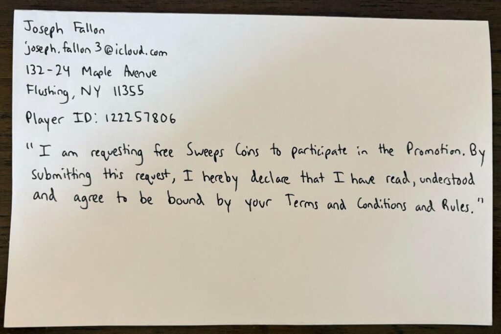 request statement