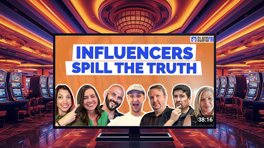 Slots Influencers hero image tv in casino