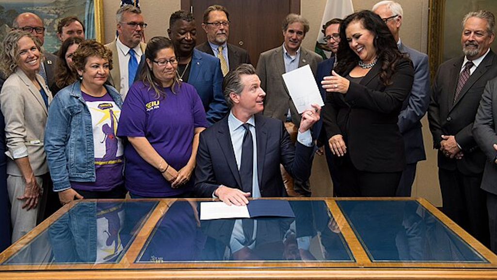 Gavin-Newsome-Signs-AB5