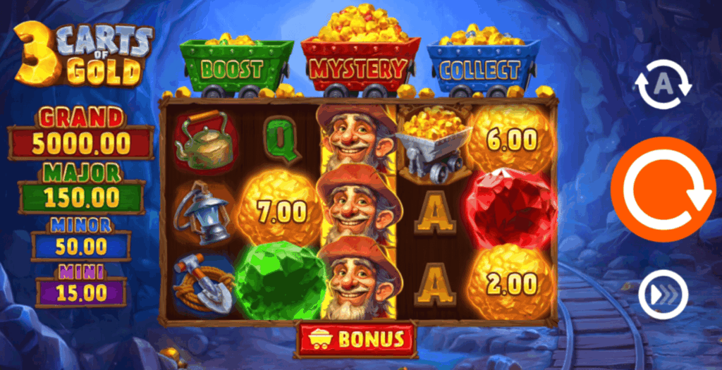 3 Carts of Gold slot game