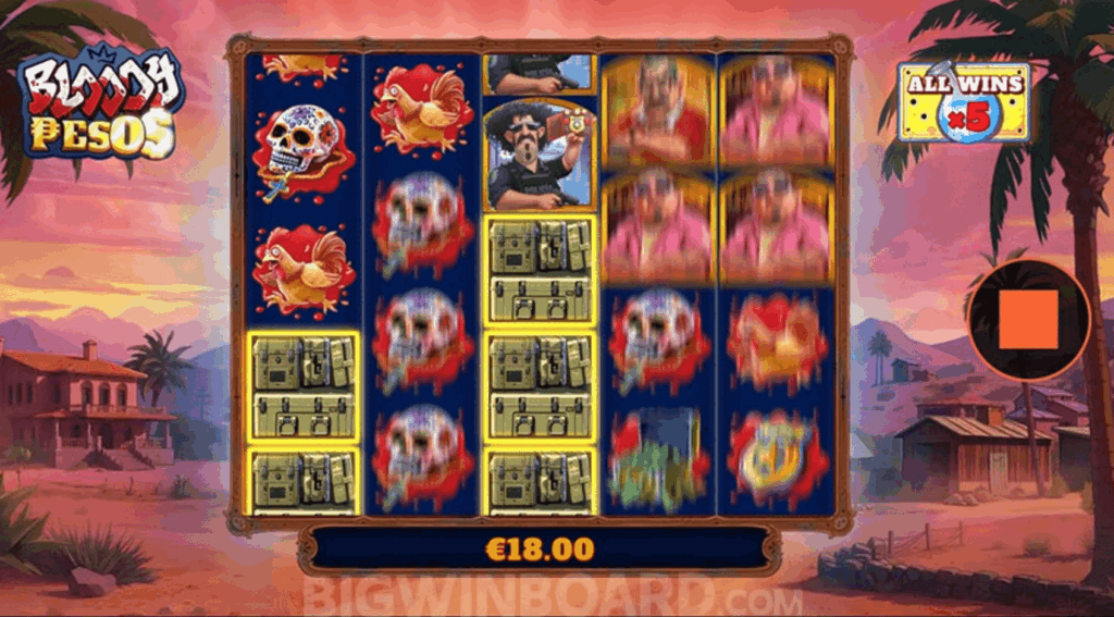Bloody Pesos slots game