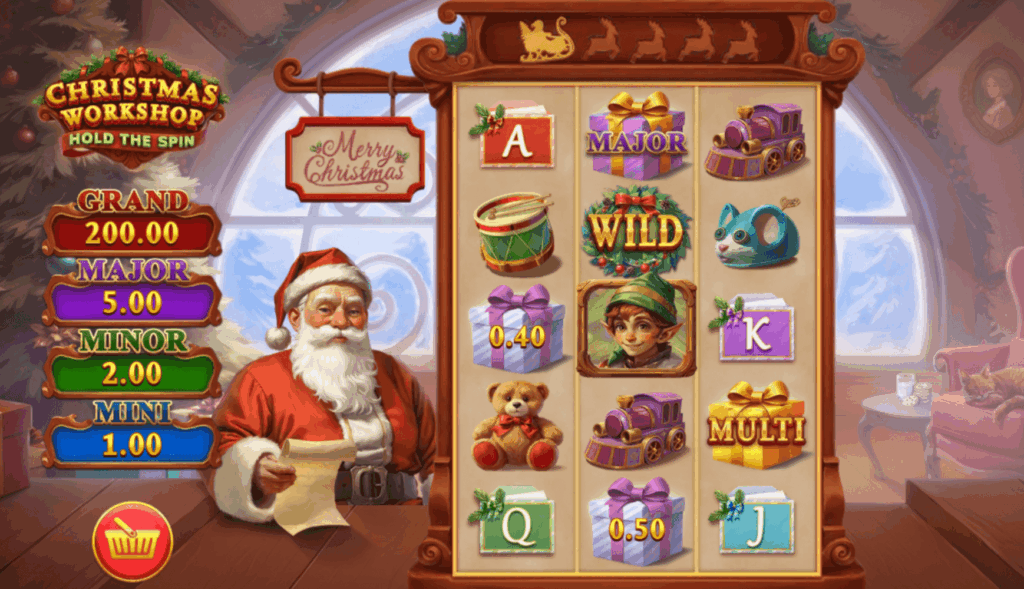 Christmas Workshop: Hold the Spin  game screen
