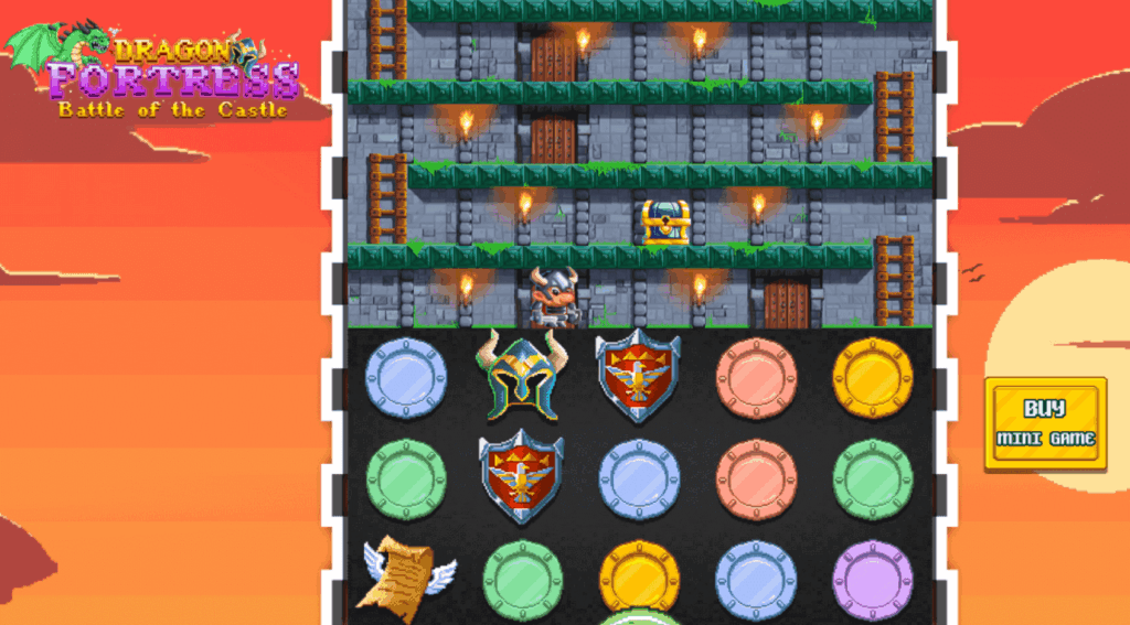 Dragon Fortress – Battle of the Castle game screen