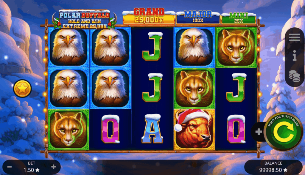 Polar Buffalo Hold and Win Extreme 25,000 slot game