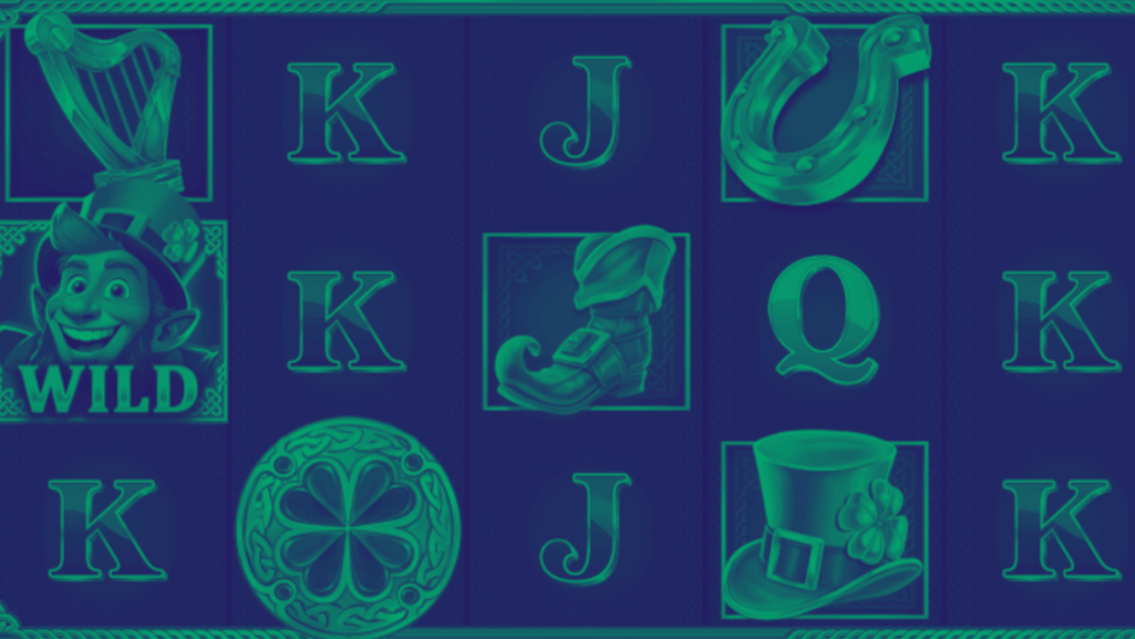Shamrock Trio Hold and Respin slot game reels