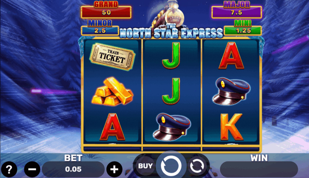The North Star Express Hold & Hit 3x3 slot game