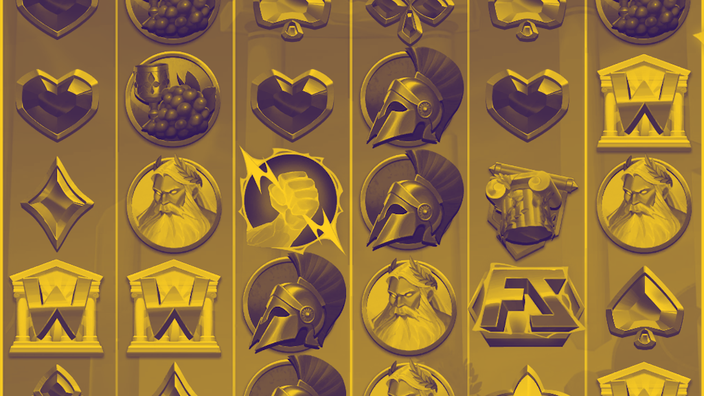 Ze Zeus slot game reels