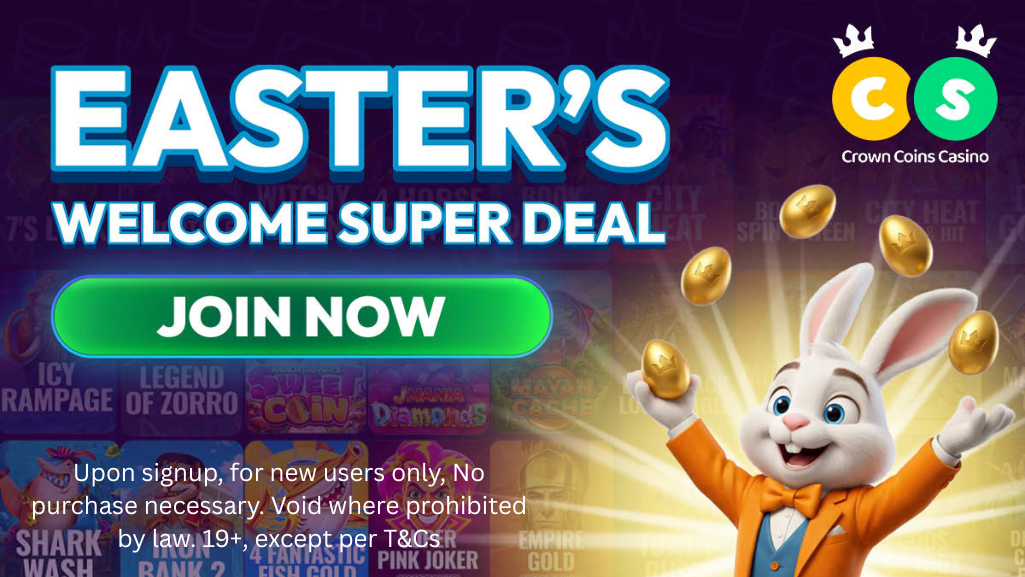 Crown Coins Easter Promo Hero Image