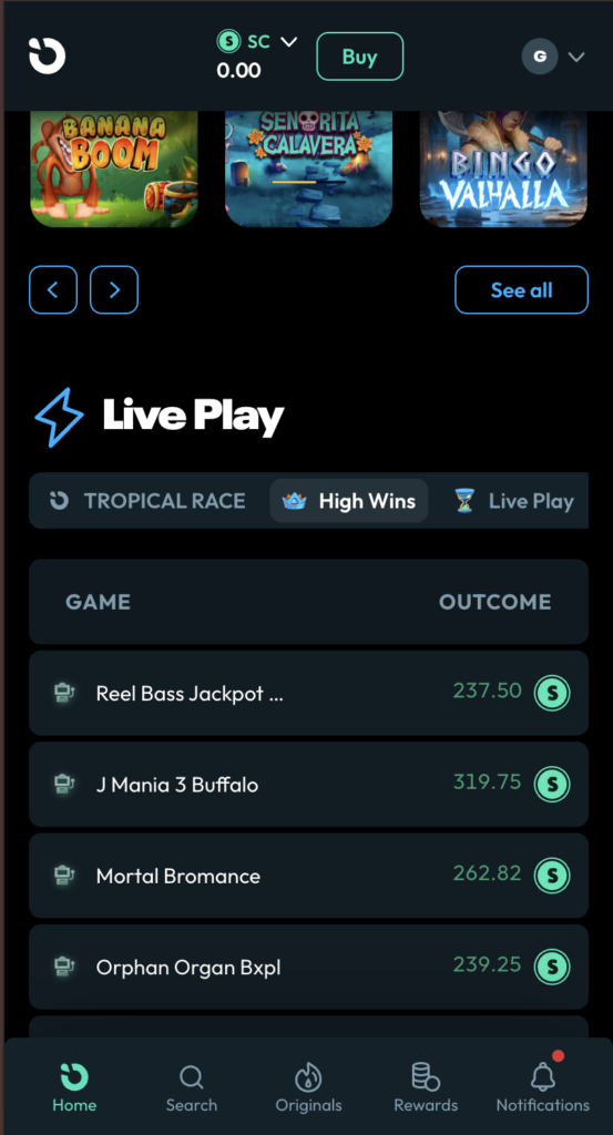 Moonspin leaderboards