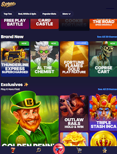 Spree homepage